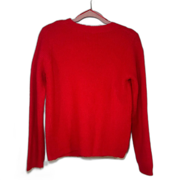 Bobeau Red Tie-Front Cardigan - Picture 3 of 4